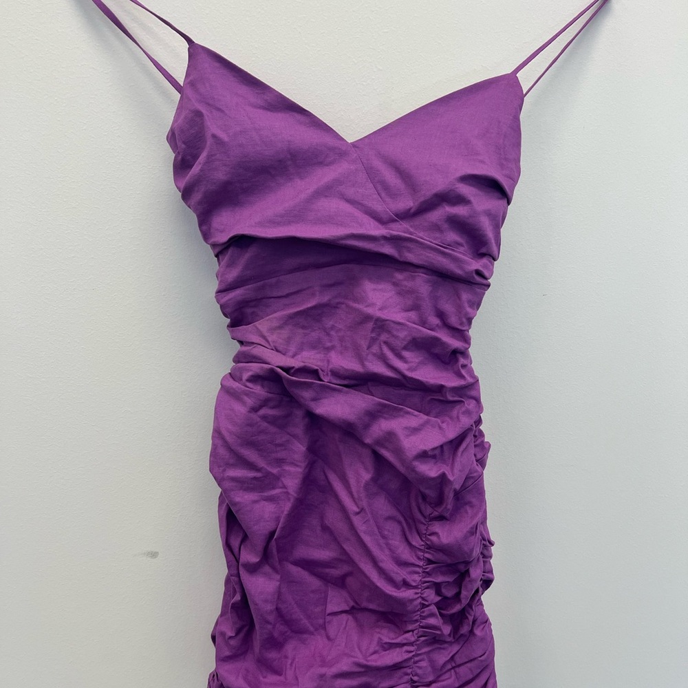 purple dress